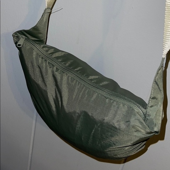 Vintage Izod convertible windbreaker Anorak 1/2 zip packable jacket w straps - Picture 10 of 11